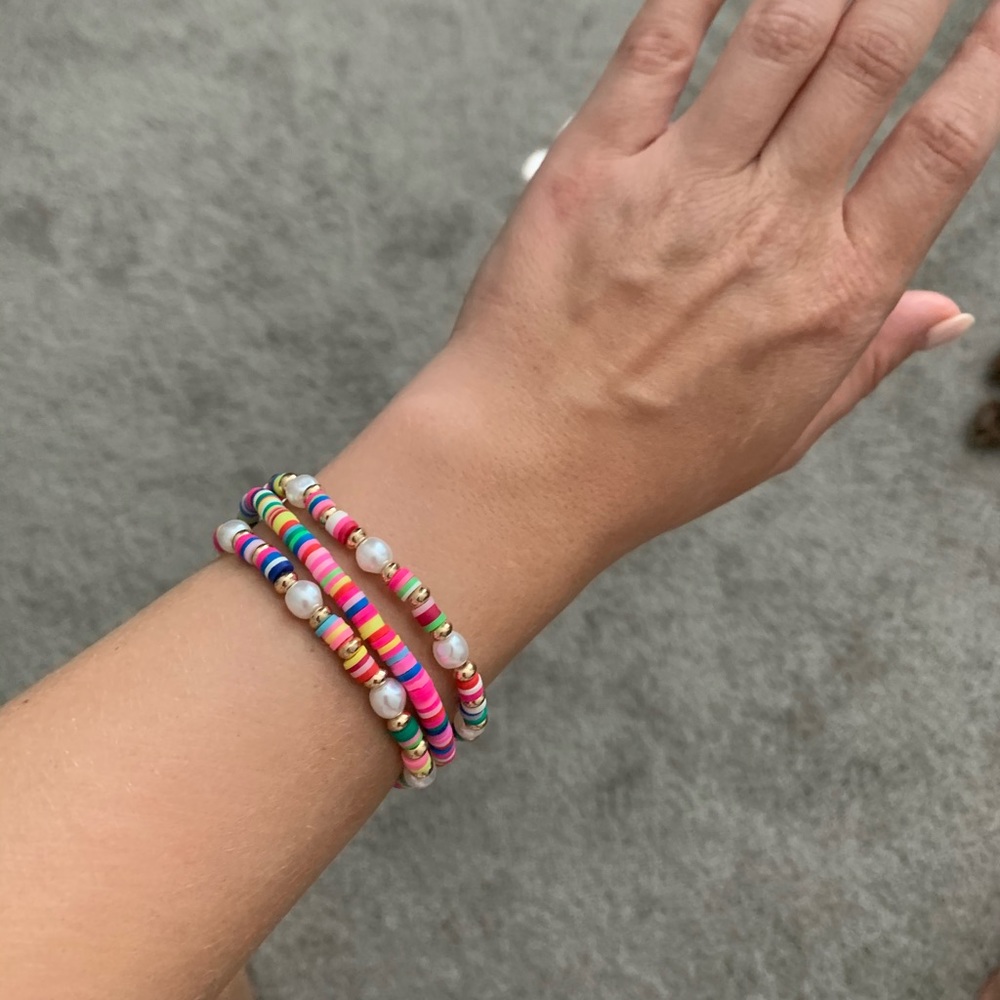 Francescas bracelet stack